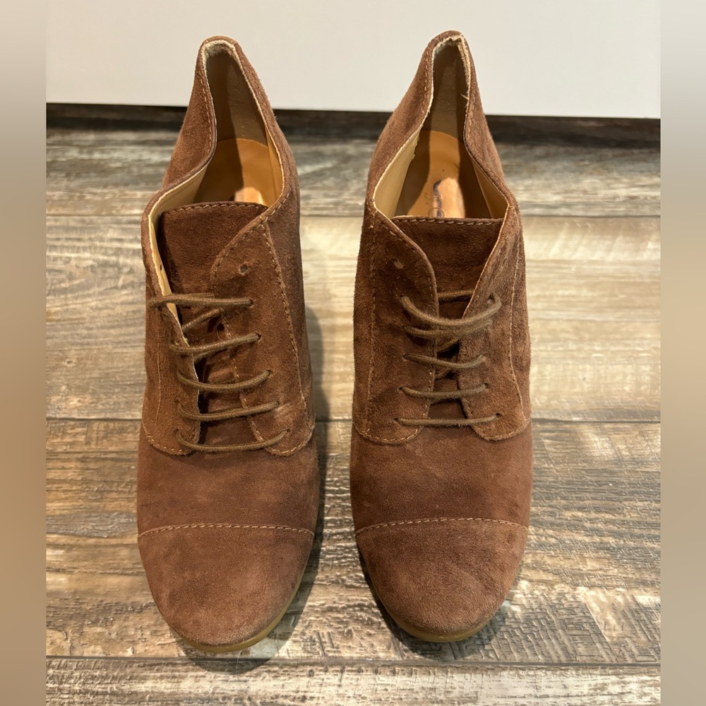 ❌SOLD❌ Brown Suede J. Crew Booties